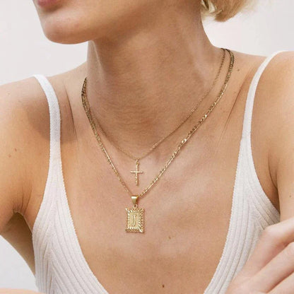 Set de Collares | Cruz con Inicial
