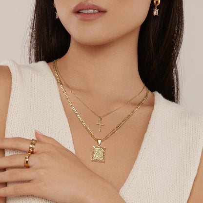 Set de Collares | Cruz con Inicial