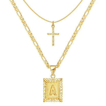 Set de Collares | Cruz con Inicial