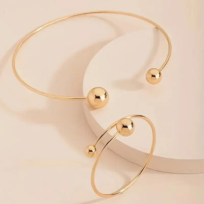 Set | Gargantilla y Brazalete Minimalist Glow