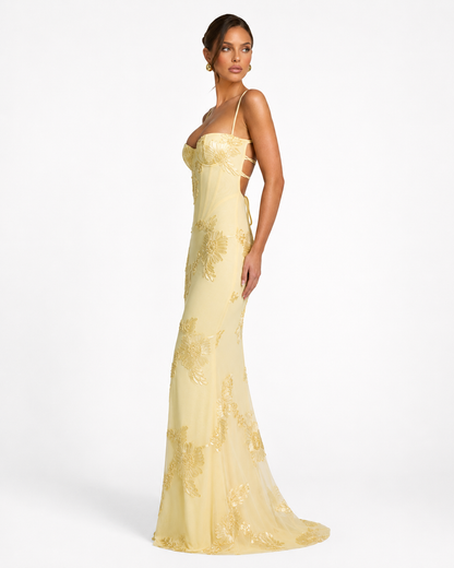 Julia | Vestido Sirena con Corsé Bordado