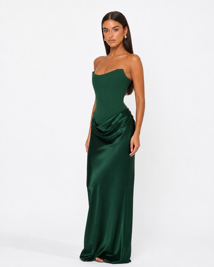 Patricia | Vestido Largo Palabra de Honor con Corsé