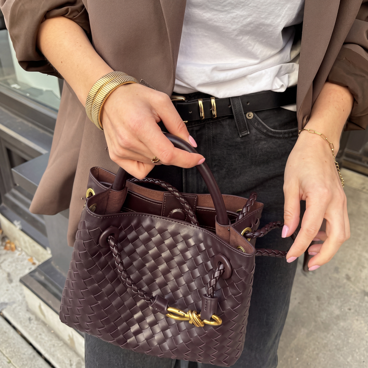 Bolso Sage de Cuero