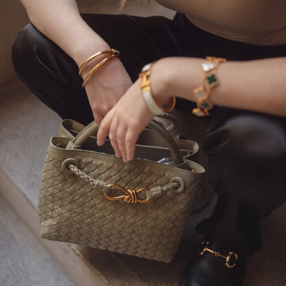 Bolso Sage de Cuero