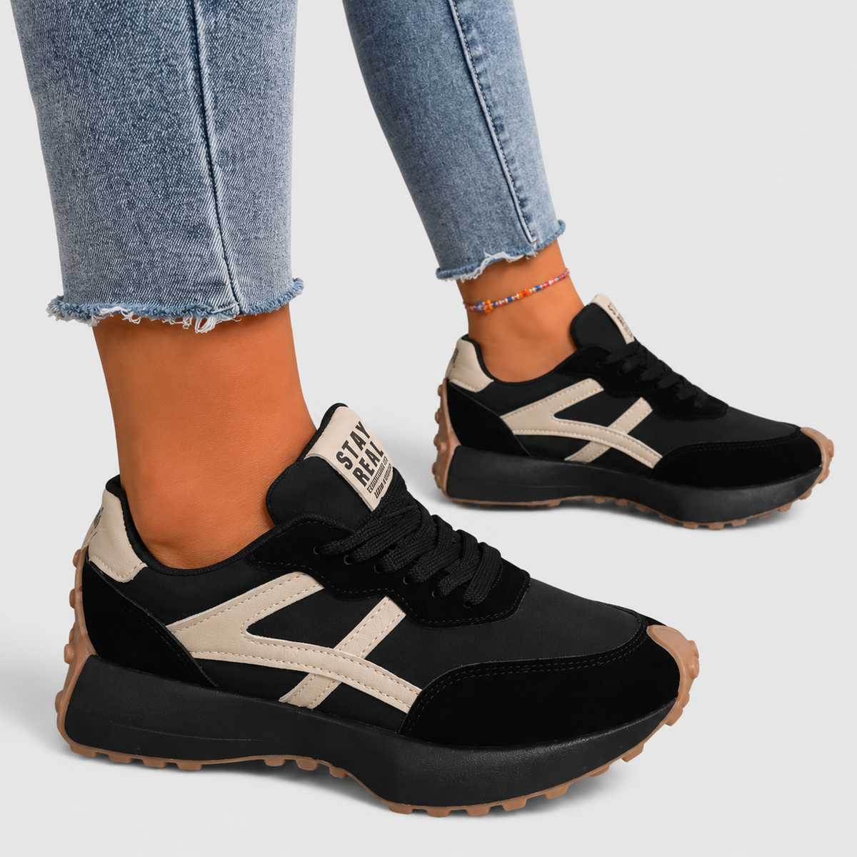 Zapatilla Ortopédica Bicolor