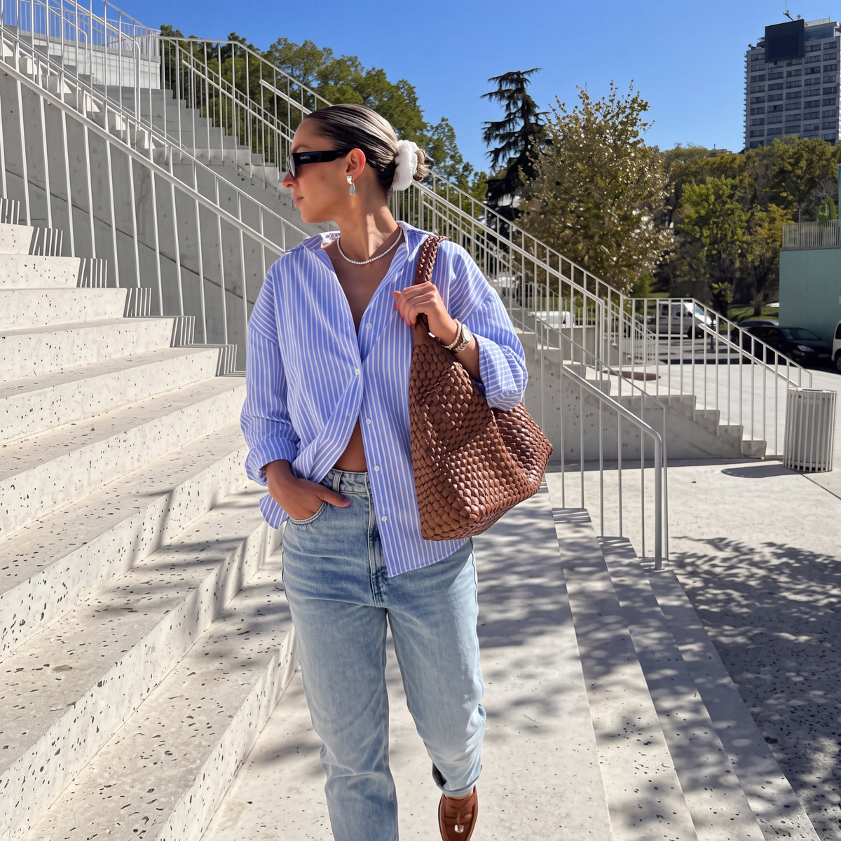 Bolso Tote Quinn de Cuero
