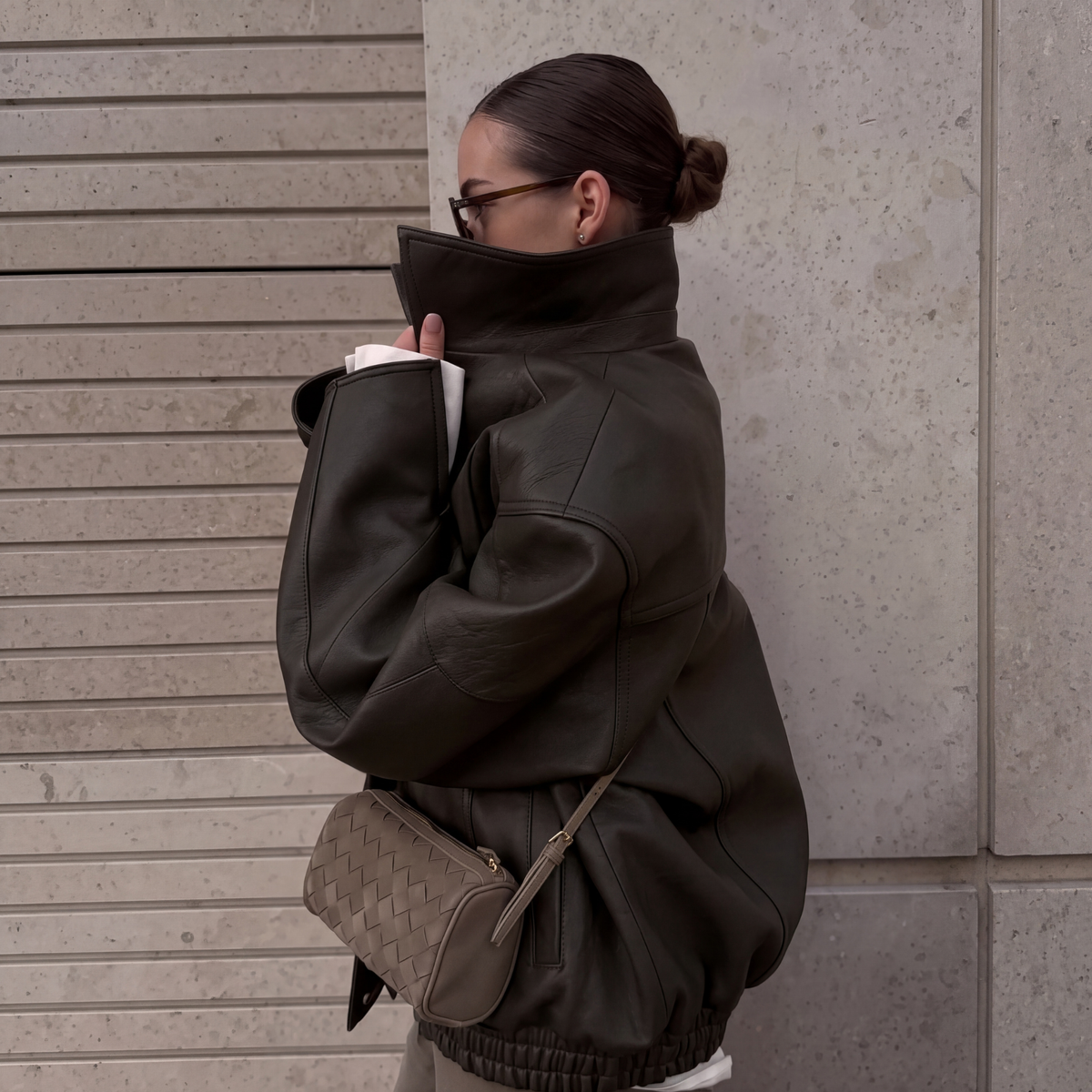 Bolso Bloom de Gamuza