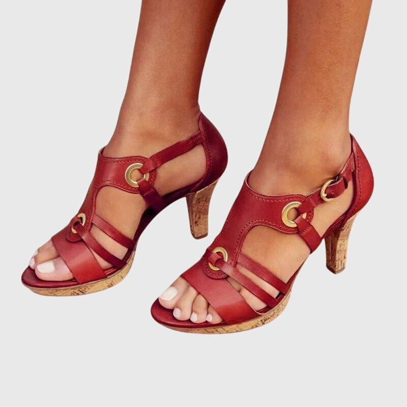Zapato de Tacón Ortopédico de Piel
