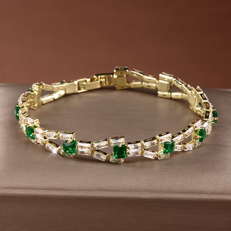 Pulsera | Tenis de Eslabones Verde