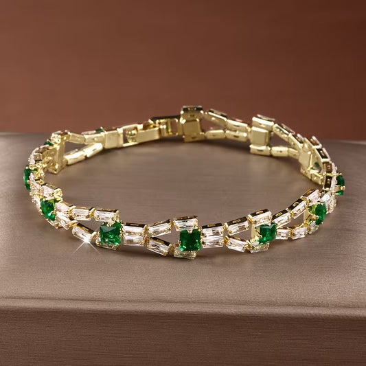 Pulsera | Tenis de Eslabones Verde
