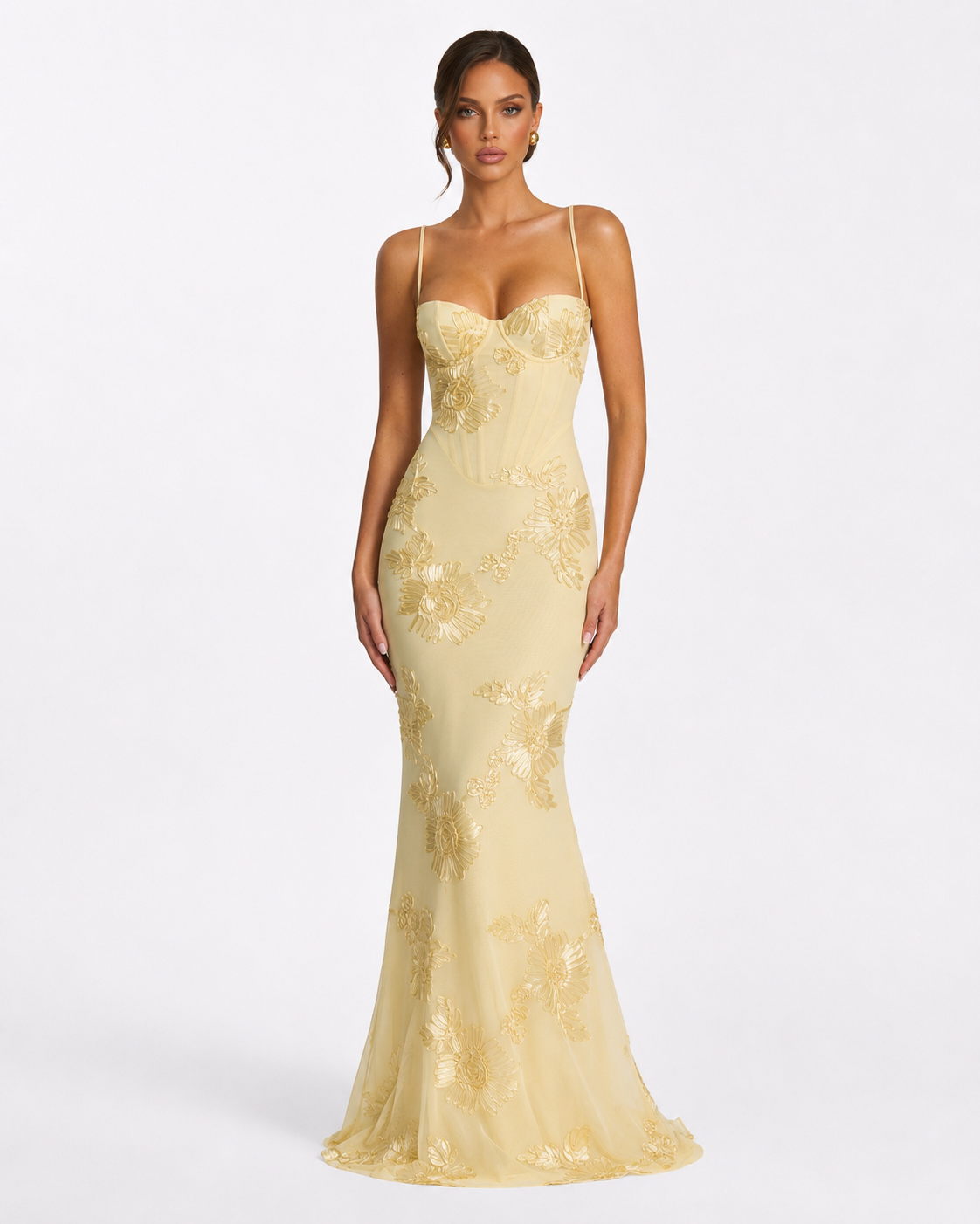 Julia | Vestido Sirena con Corsé Bordado