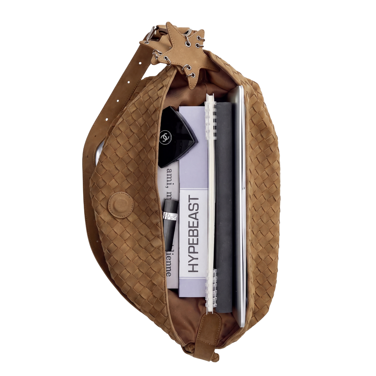 Bolso Tote Capri de Gamuza