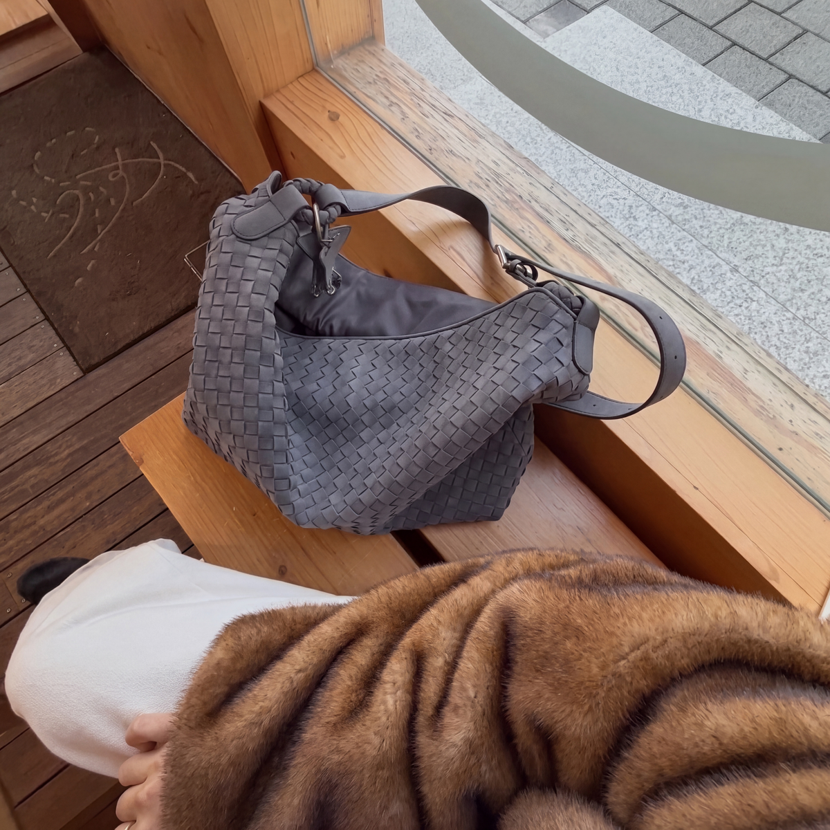 Bolso Tote Capri de Gamuza