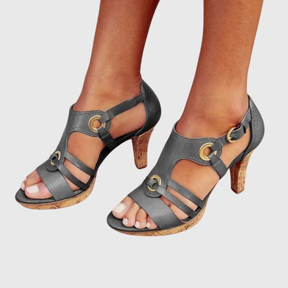Zapato de Tacón Ortopédico de Piel