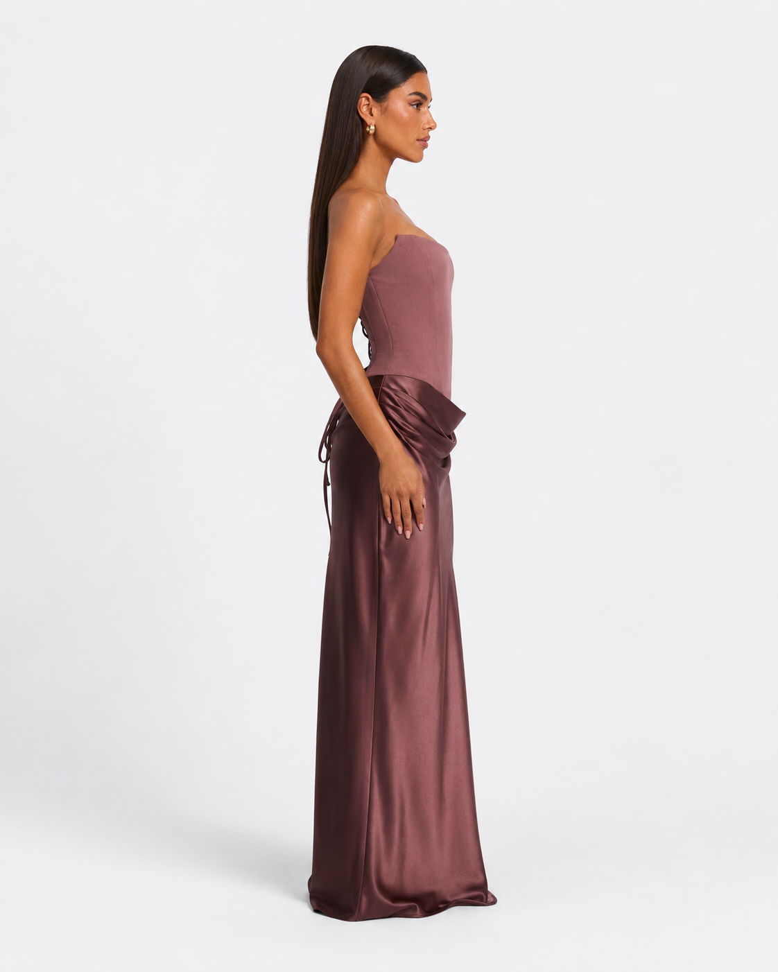 Patricia | Vestido Largo Palabra de Honor con Corsé