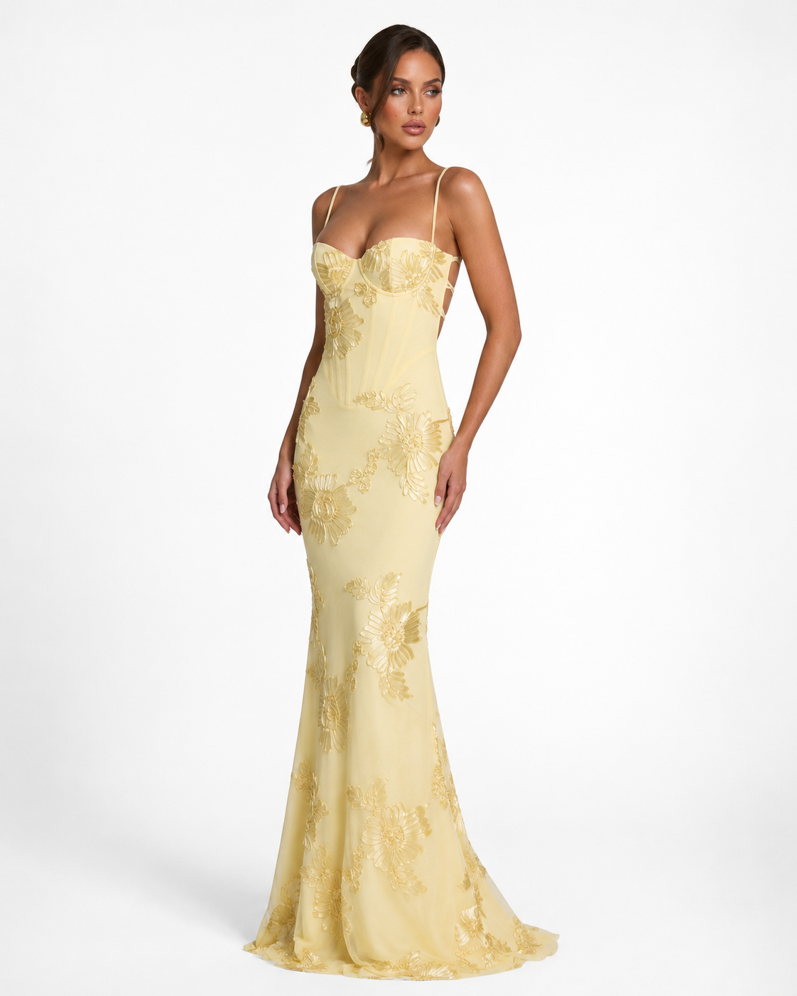 Julia | Vestido Sirena con Corsé Bordado