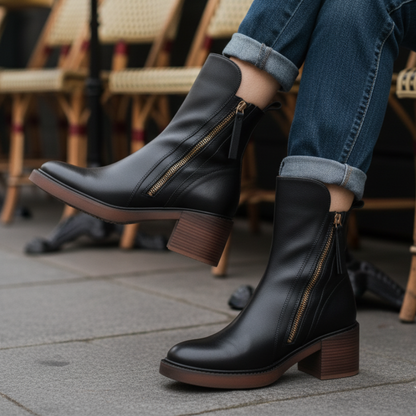 Bota Elegante de Tacón