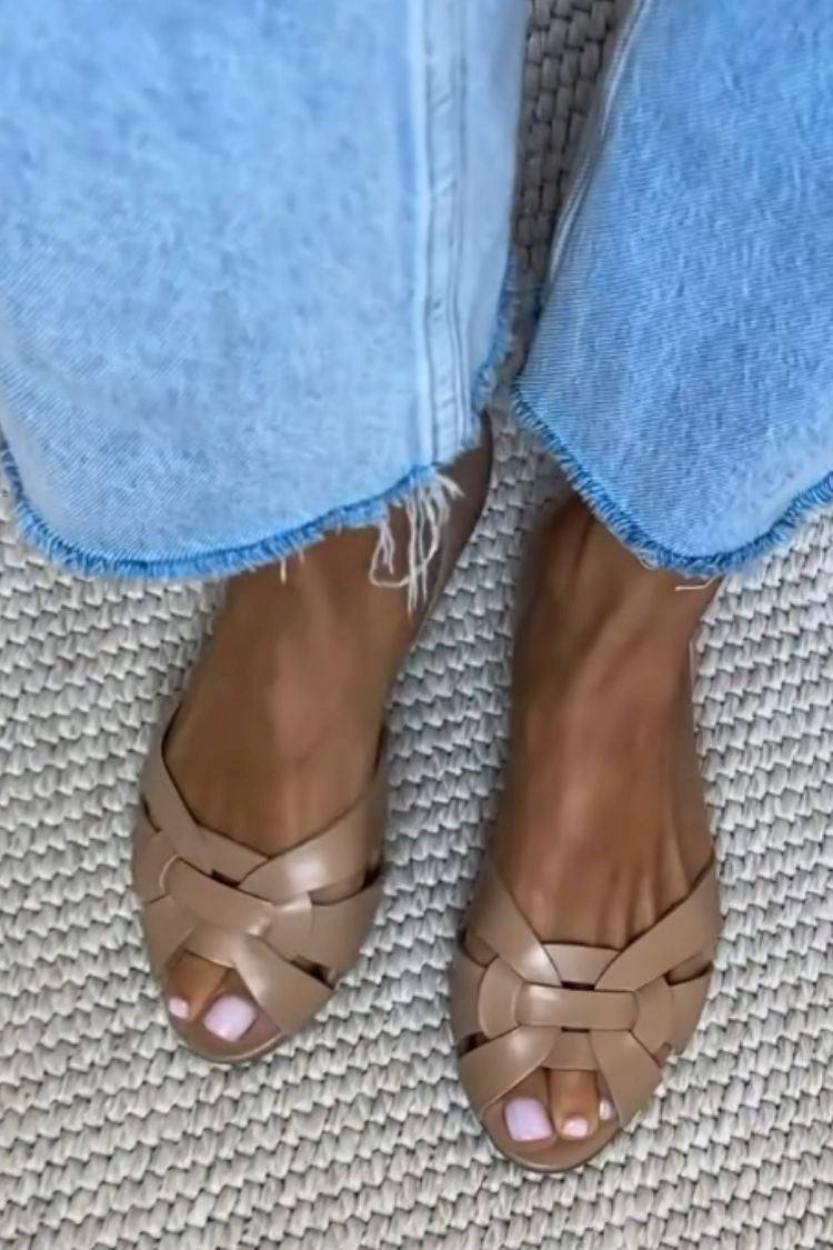 Sandalia Trenzada Clásica