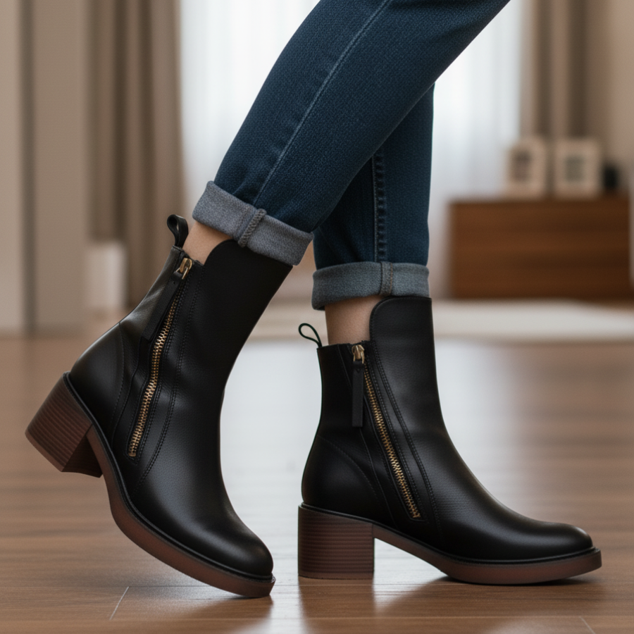 Bota Elegante de Tacón