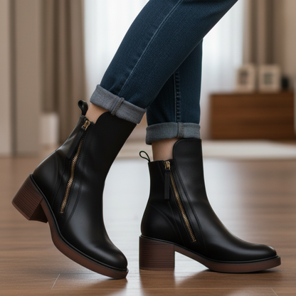 Bota Elegante de Tacón