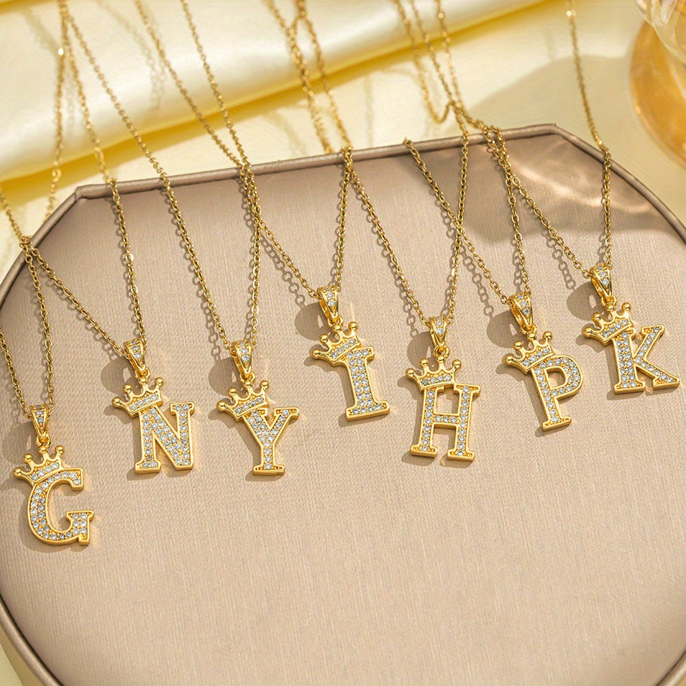 Collar | Corona con Inicial