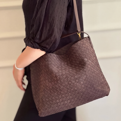 Bolso Tote Brielle de Gamuza