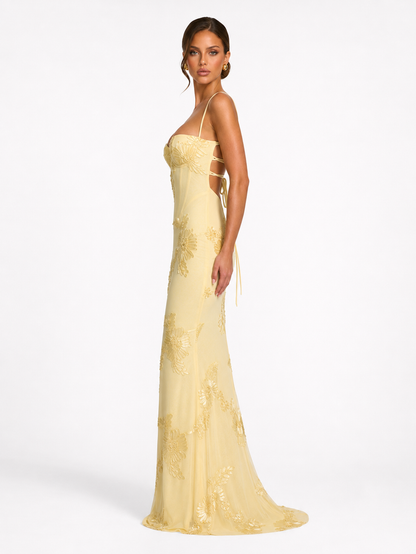 Julia | Vestido Sirena con Corsé Bordado
