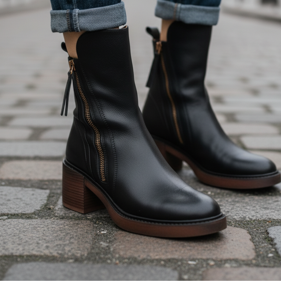Bota Elegante de Tacón