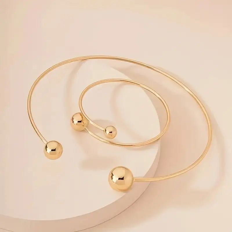 Set | Gargantilla y Brazalete Minimalist Glow