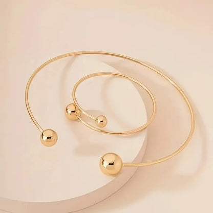 Set | Gargantilla y Brazalete Minimalist Glow