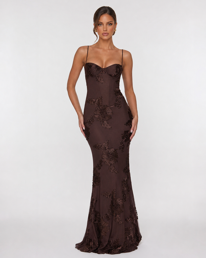 Julia | Vestido Sirena con Corsé Bordado