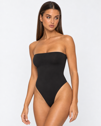 Adela | Body de Tirantes con Escote Recto