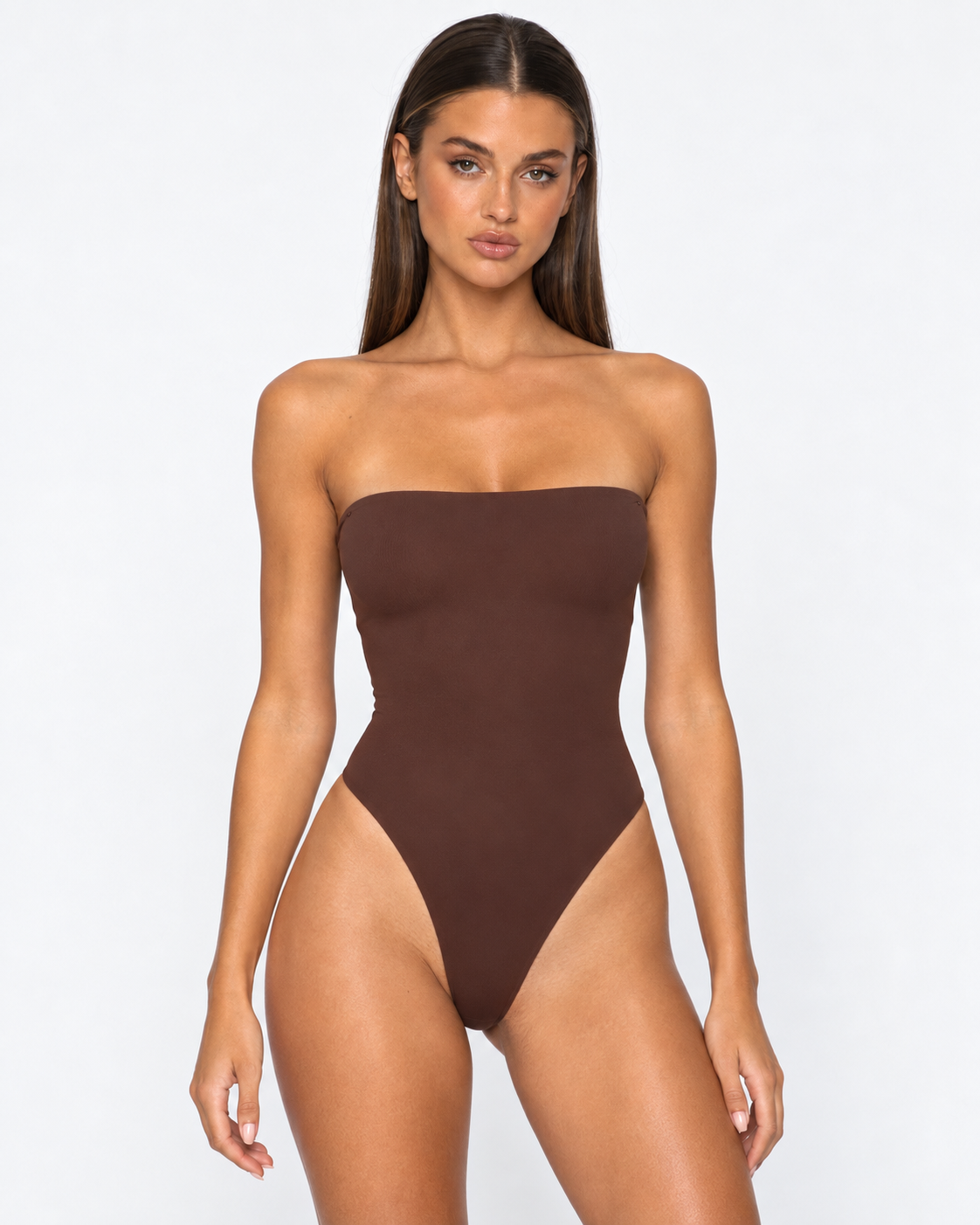 Adela | Body de Tirantes con Escote Recto