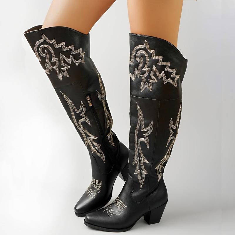 Bota Cowboy por Encima de la Rodilla