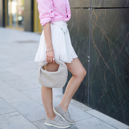 Bolso de Mano Willow de Gamuza