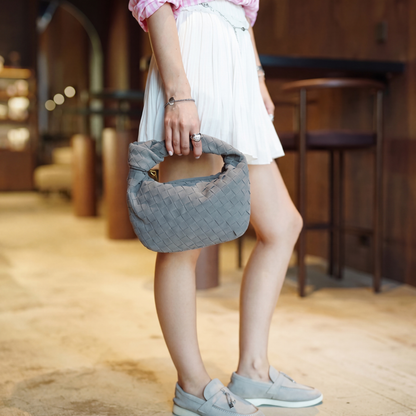 Bolso de Mano Willow de Gamuza