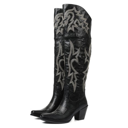 Bota Cowboy por Encima de la Rodilla