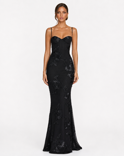 Julia | Vestido Sirena con Corsé Bordado