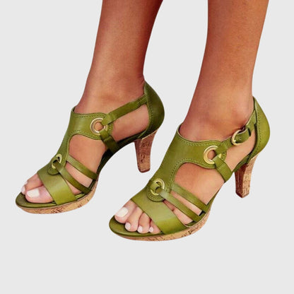 Zapato de Tacón Ortopédico de Piel