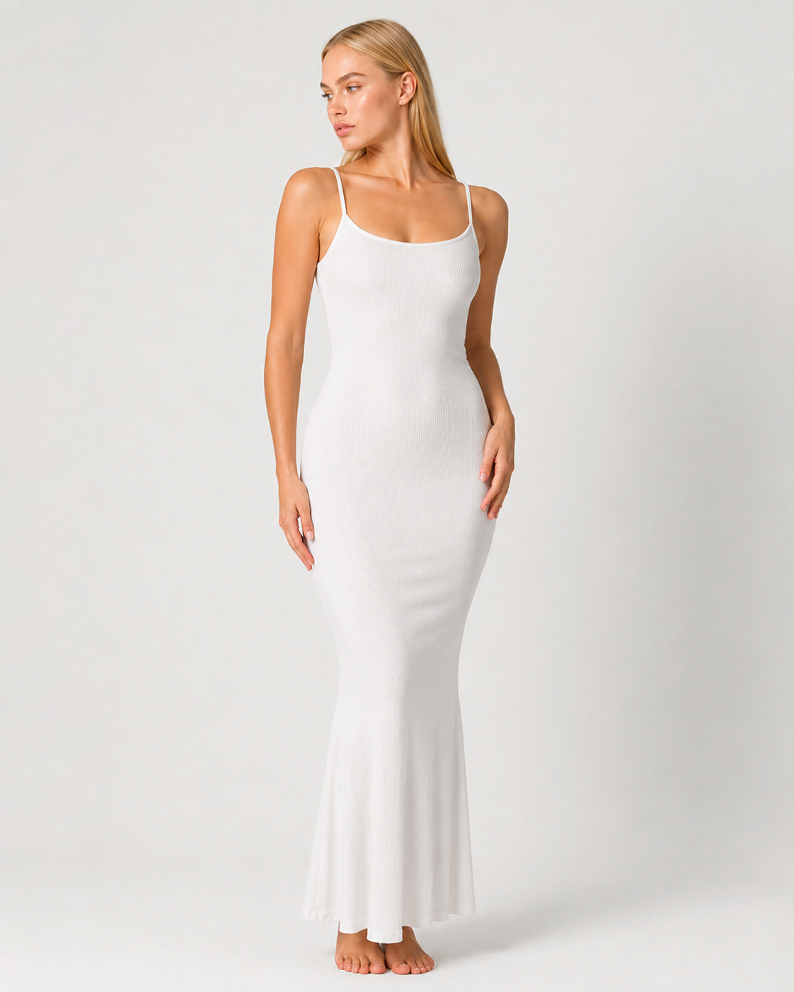 Itziar | Vestido Largo Ceñido de Tirantes