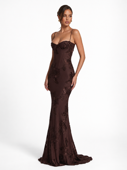 Julia | Vestido Sirena con Corsé Bordado