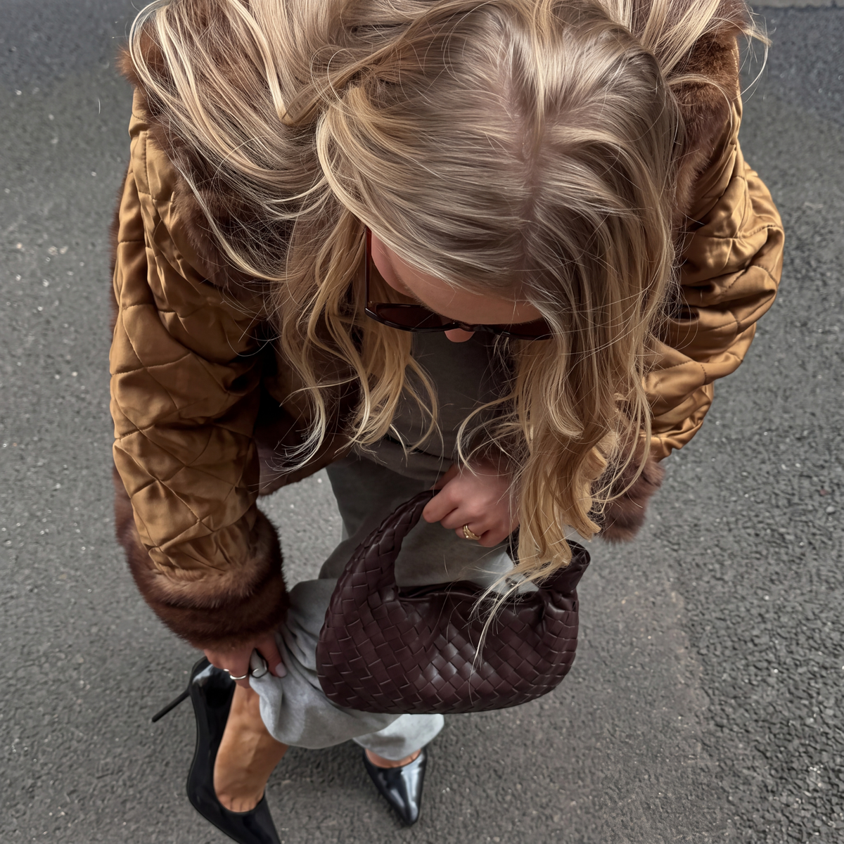 Bolso de Mano Willow de Cuero