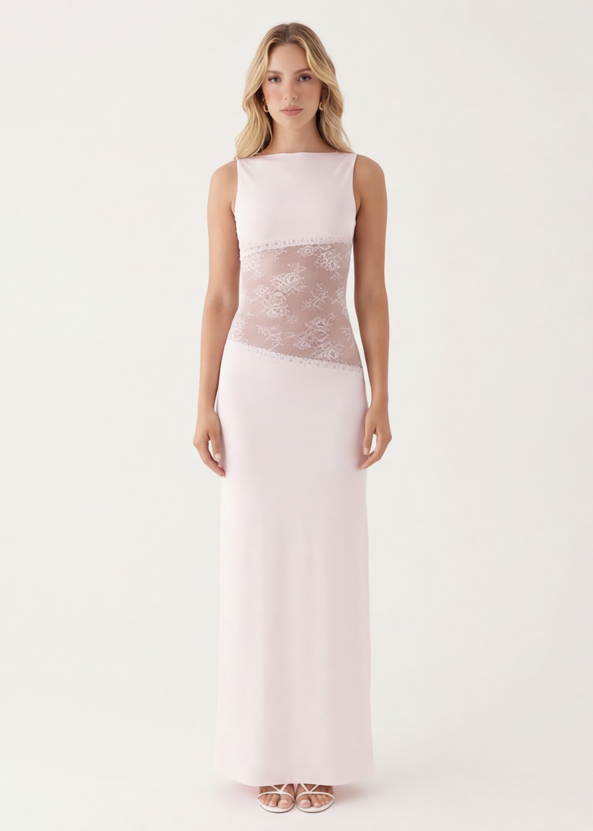 Jimena | Vestido Largo de Cuello Alto con Espalda Abierta