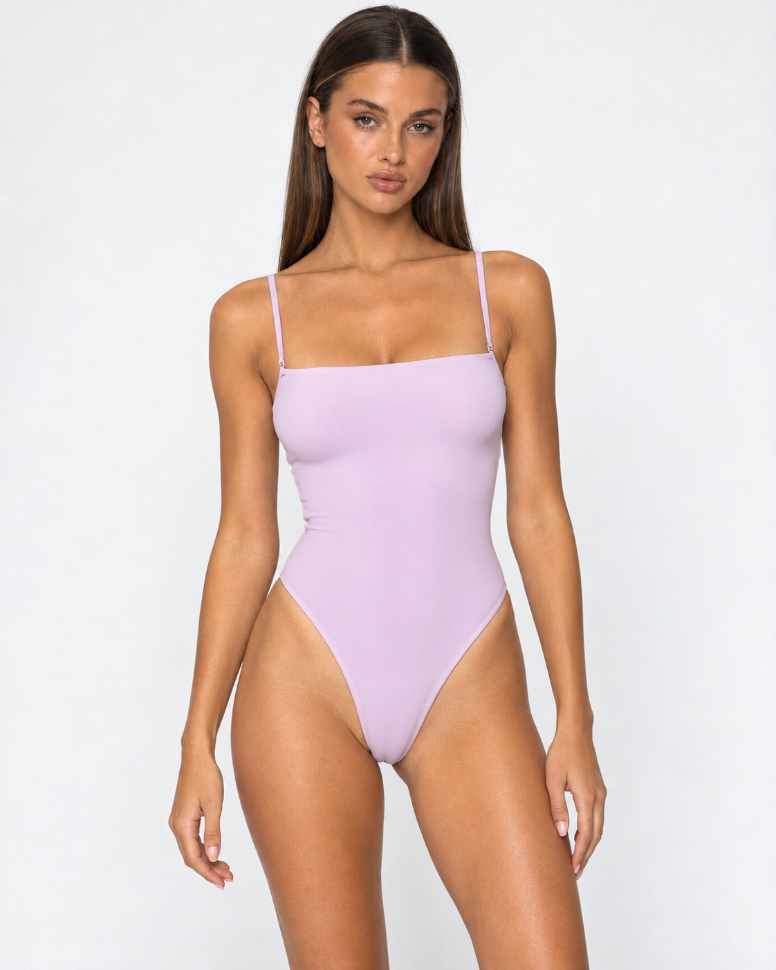 Adela | Body de Tirantes con Escote Recto