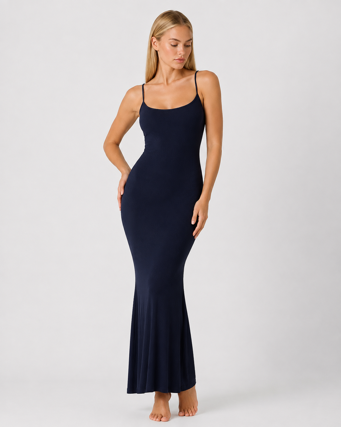 Itziar | Vestido Largo Ceñido de Tirantes