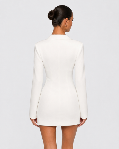 Lara | Vestido Corto Estilo Blazer con Corsé