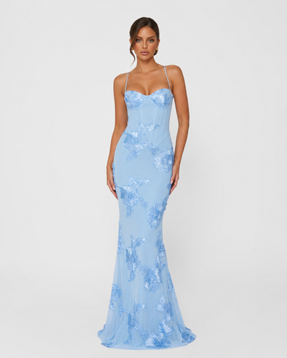 Julia | Vestido Sirena con Corsé Bordado