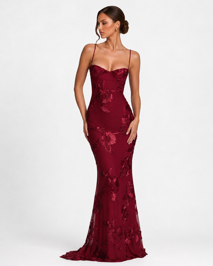 Julia | Vestido Sirena con Corsé Bordado