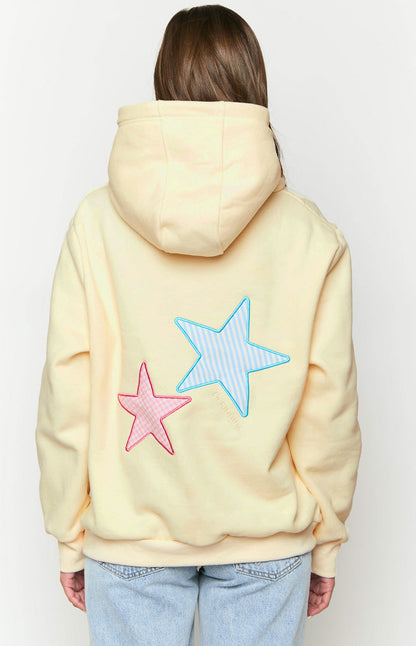 Lucero | Sudadera Oversize con Parches de Estrellas