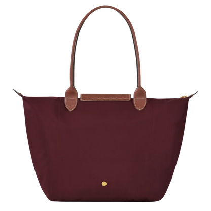 Bolso Plegable de Nailon Premium | Borgoña